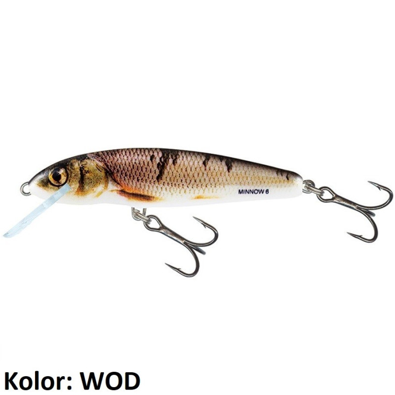Wobler Salmo Minnow M6S, różne kolory 6cm D Wobler Salmo Minnow M6S, różne kolory 6cm D