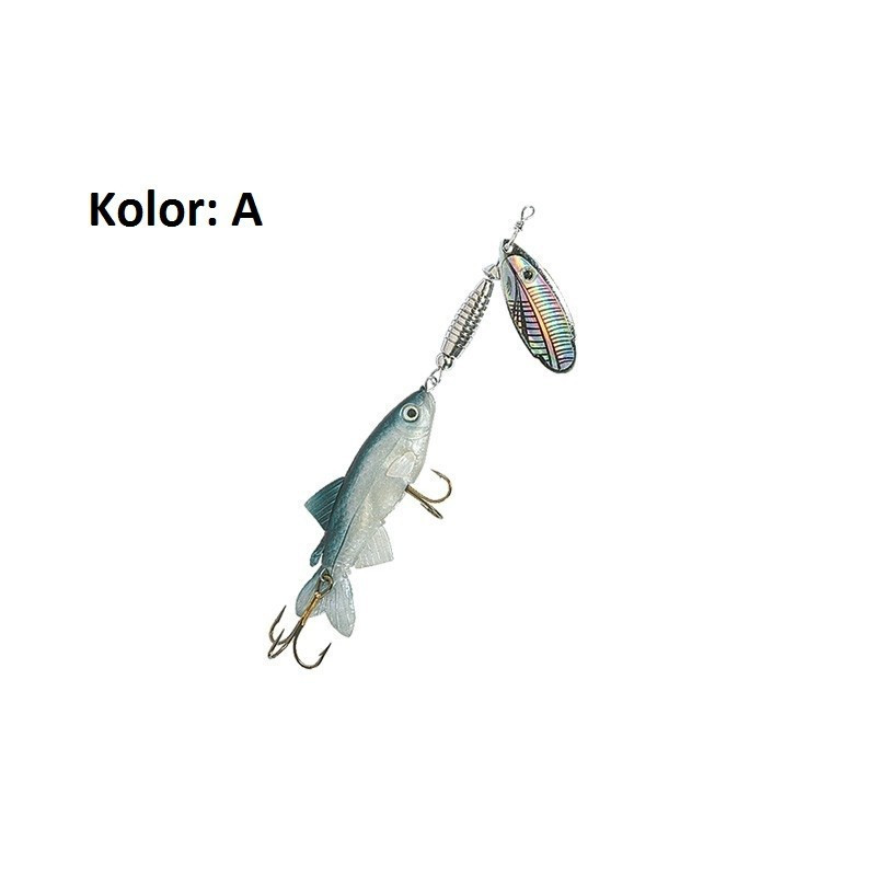 Błystka obrotowa Jaxon HR Rotus Minnow 13g roz.2 B Błystka obrotowa Jaxon HR Rotus Minnow 13g roz.2 B