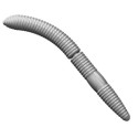 Przynęta Libra Lures Fatty D'Worm 7,5cm silver pearl Przynęta Libra Lures Fatty D'Worm 7,5cm silver pearl