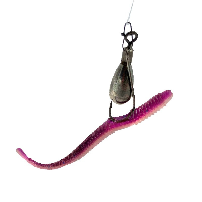 Przynęta Fishbay GLIZDA / EARTHWORM OPK 10 szt. 5cm 14 Rubin
