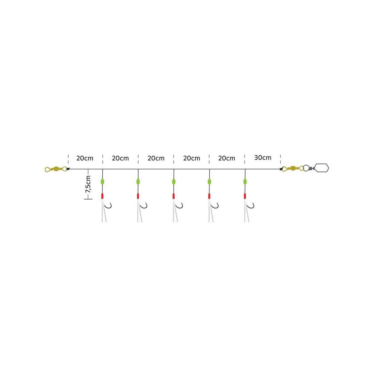 zestaw-sabiki-nordic-mackerel-chartreuse-crystal-flash-kinetic zestaw-sabiki-nordic-mackerel-chartreuse-crystal-flash-kinetic