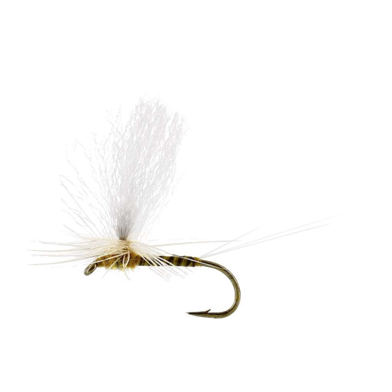 Sztuczna sucha mucha Sulphurea Dun Quill żółty Unique Flies