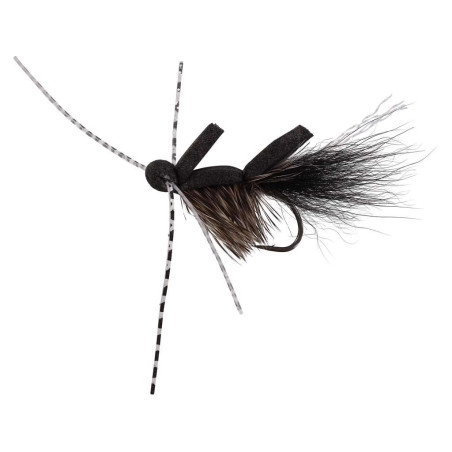 Sztuczna mucha Unique Flies piankowa Skater UV F314 czarny opalany Sztuczna mucha Unique Flies piankowa Skater UV F314 czarny opalany
