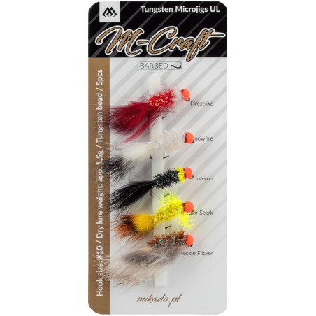 Zestaw - M-CRAFT TUNGSTEN MICROJIGS - UL mix Mikado