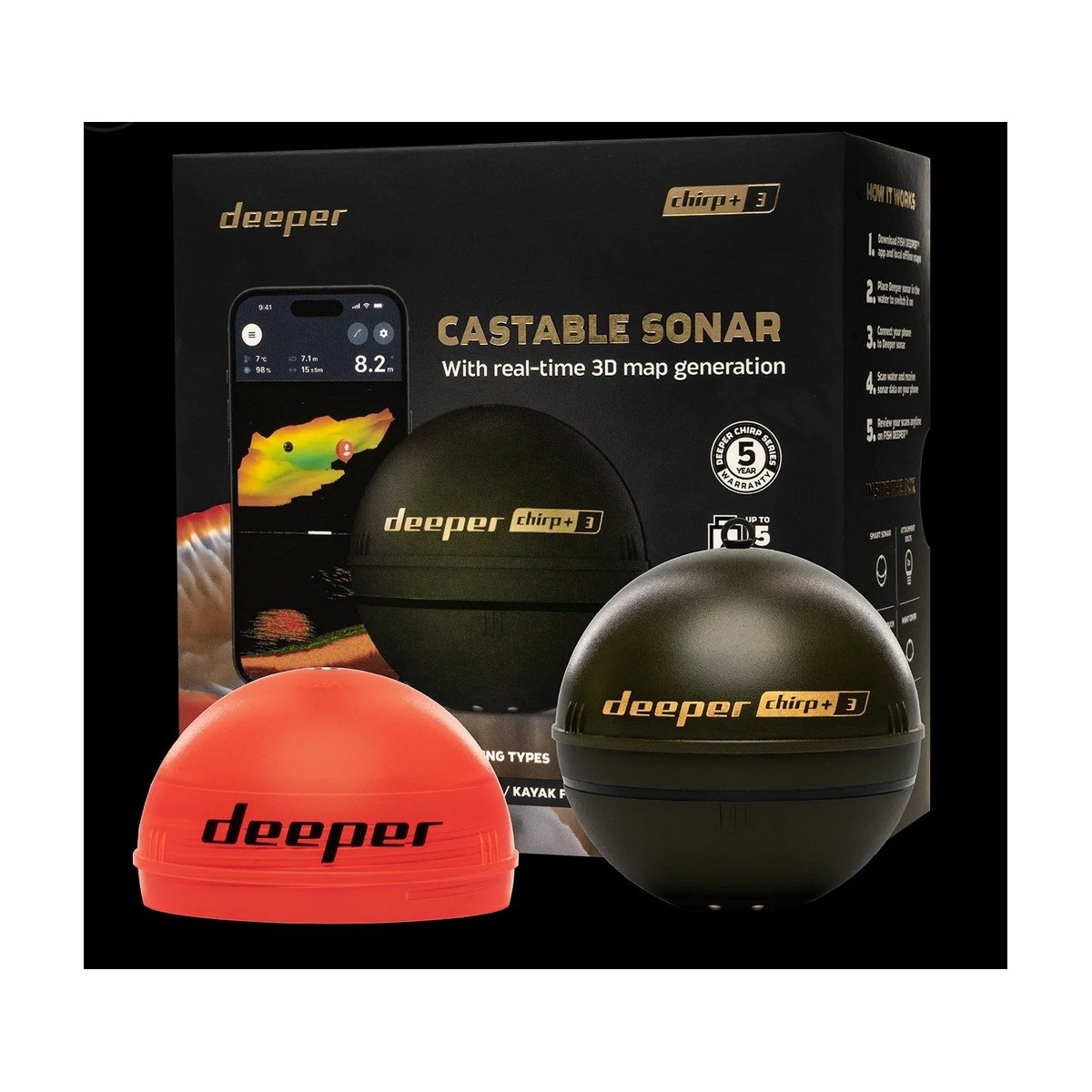 Echosonda Deeper Smart Sonar CHIRP+ 3 Echosonda Deeper Smart Sonar CHIRP+ 3