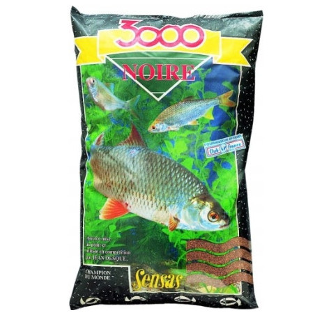 Zanęta Sensas 3000 1kg - Noire Zanęta Sensas 3000 1kg - Noire