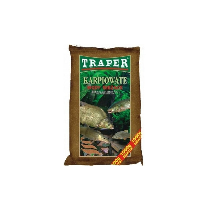 Zanęta Traper 5kg - Leszcz,Jaź,Kleń,Brzana,Płoć wody bieżące Zanęta Traper 5kg - Leszcz,Jaź,Kleń,Brzana,Płoć wody bieżące