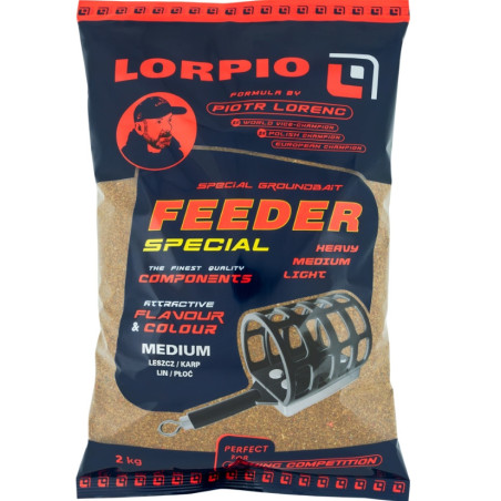 Zanęta Lorpio SPECIAL FEEDER Medium 2kg - karpie,leszcze Zanęta Lorpio SPECIAL FEEDER Medium 2kg - karpie,leszcze
