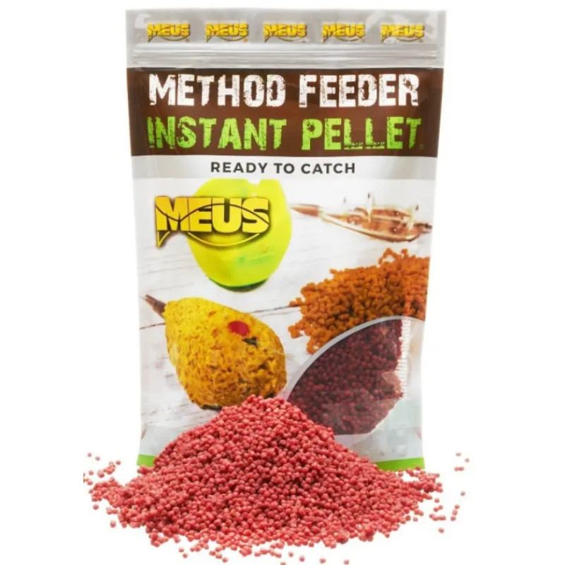 Pellet Meus Method Feeder Instant 700g - 2mm Truskawka Pellet Meus Method Feeder Instant 700g - 2mm Truskawka