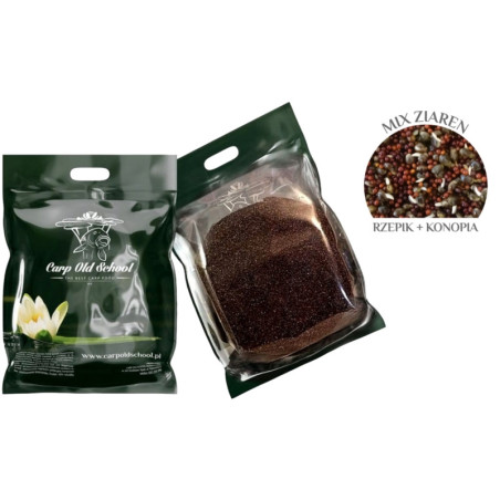 Ziarna Carp Old School 5kg - konopie,rzepik naturalny Ziarna Carp Old School 5kg - konopie,rzepik naturalny