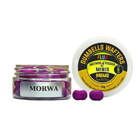 Kulki hakowe Meus Dumbells Fluo Wafters MINIS 15g - 8mm morwa Kulki hakowe Meus Dumbells Fluo Wafters MINIS 15g - 8mm morwa