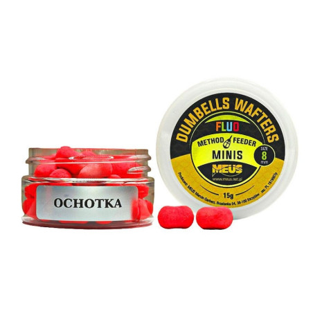 Kulki hakowe Meus Dumbells Fluo Wafters MINIS 15g - 8mm ochotka Kulki hakowe Meus Dumbells Fluo Wafters MINIS 15g - 8mm ochotka