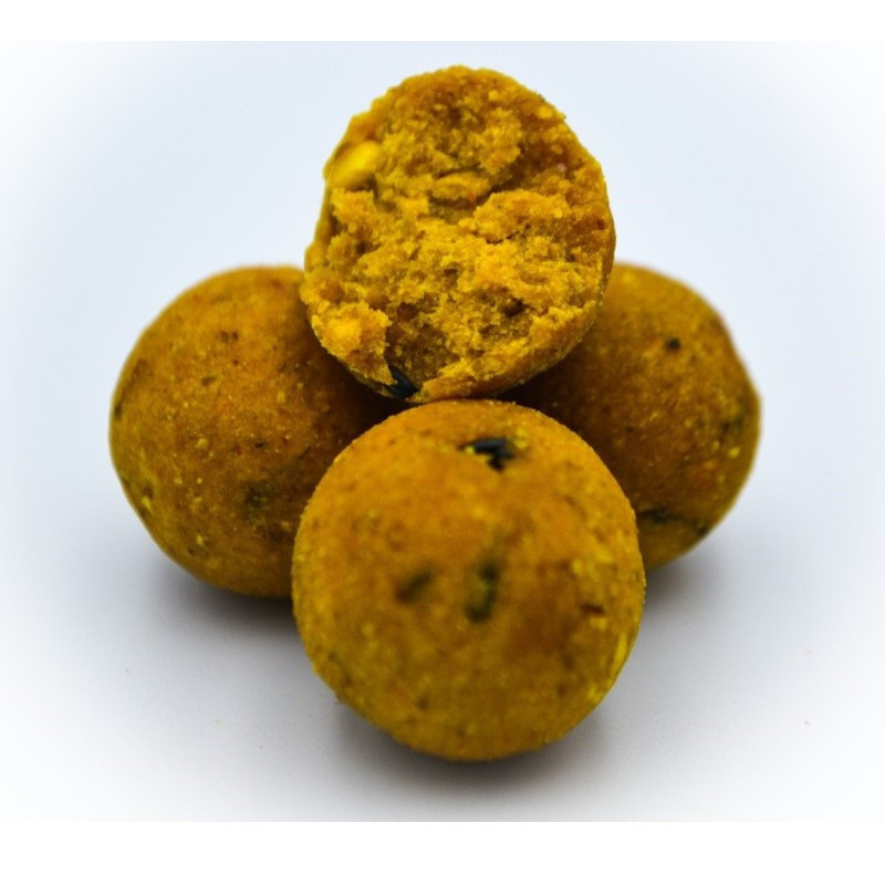 Kulki proteinowe Massive Baits Top Shelf Boilies 8% 1kg, 18mm - Pineapplez Butyricco Kulki proteinowe Massive Baits Top Shelf Boilies 8% 1kg, 18mm - Pineapplez Butyricco