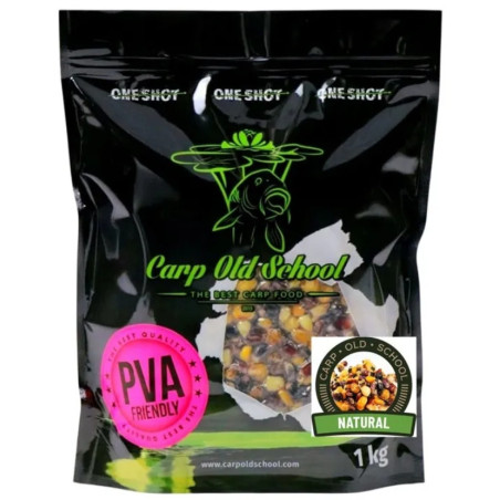 Ziarno zanętowe Carp Old School Rainbow Mix 1kg - Natural Ziarno zanętowe Carp Old School Rainbow Mix 1kg - Natural