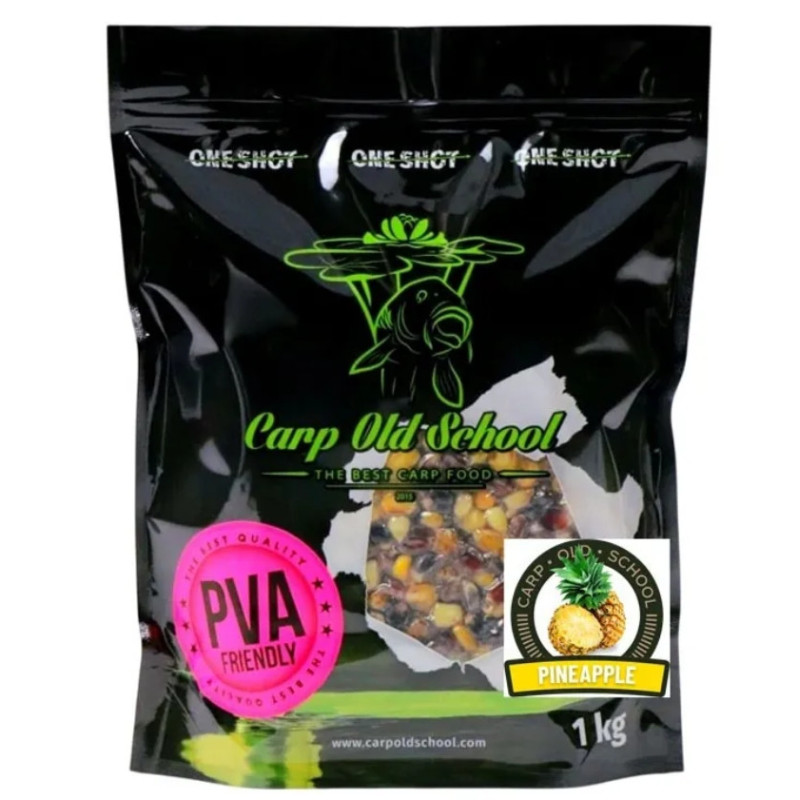 Ziarno zanętowe Carp Old School Rainbow Mix 1kg - Ananas Ziarno zanętowe Carp Old School Rainbow Mix 1kg - Ananas