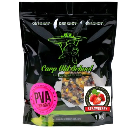 Ziarno zanętowe Carp Old School Rainbow Mix 1kg - Truskawka Ziarno zanętowe Carp Old School Rainbow Mix 1kg - Truskawka