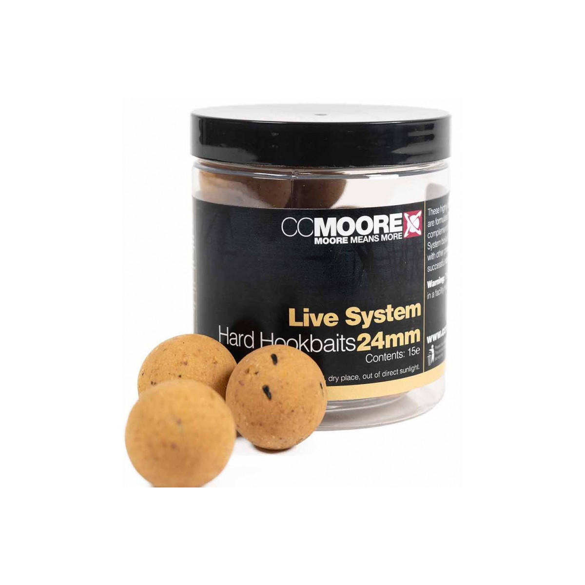 Kulki proteinowe CC Moore Hard Hookbaits 24mm - Live System Kulki proteinowe CC Moore Hard Hookbaits 24mm - Live System