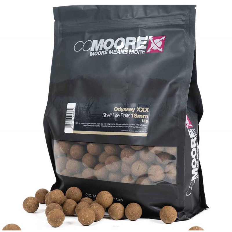 Kulki proteinowe CC Moore 1kg - 18mm Odyssey XXX Kulki proteinowe CC Moore 1kg - 18mm Odyssey XXX