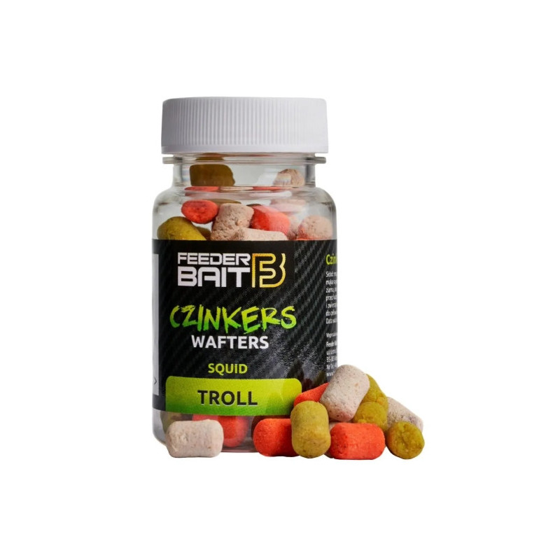 Przynęta Feeder Bait Czinkers Wafters 6/9mm - Troll Squid Przynęta Feeder Bait Czinkers Wafters 6/9mm - Troll Squid