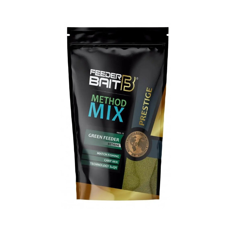 Zanęta Feeder Bait Method Mix 800g - Green Feeder Zanęta Feeder Bait Method Mix 800g - Green Feeder