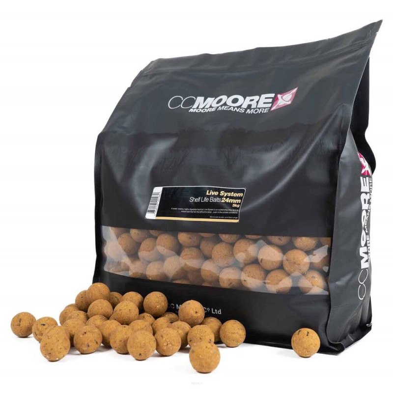 Kulki CC Moore Shelf Life Baits 5kg - 24mm Live System Kulki CC Moore Shelf Life Baits 5kg - 24mm Live System