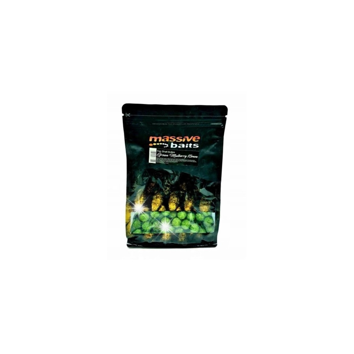 Kulki proteinowe Massive Baits Top Shelf Boilies 8% 1kg - 18mm Green Mulberry Kulki proteinowe Massive Baits Top Shelf Boilies 8% 1kg - 18mm Green Mulberry