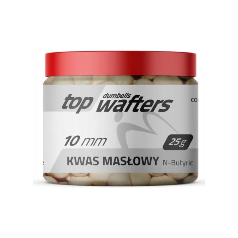 Przynęta Match Pro Top Dumbells Wafters 10mm - kwas masłowy Przynęta Match Pro Top Dumbells Wafters 10mm - kwas masłowy