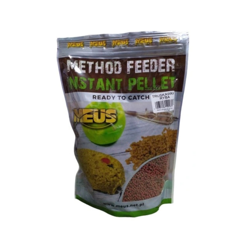 Pellet Meus Instant Pellet Method Feeder 700g - 2mm Truskawka, Ryba Pellet Meus Instant Pellet Method Feeder 700g - 2mm Truskawka, Ryba