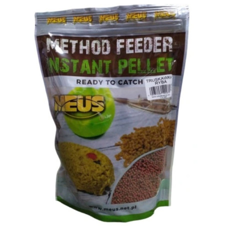 Pellet Meus Instant Pellet Method Feeder 700g - 2mm Truskawka, Ryba Pellet Meus Instant Pellet Method Feeder 700g - 2mm Truskawka, Ryba