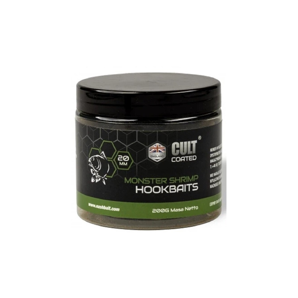 Przynęt Nash Cult Coated Hookbait 20mm - Monster Shrimp Przynęt Nash Cult Coated Hookbait 20mm - Monster Shrimp