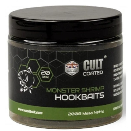 Przynęt Nash Cult Coated Hookbait 20mm - Monster Shrimp Przynęt Nash Cult Coated Hookbait 20mm - Monster Shrimp
