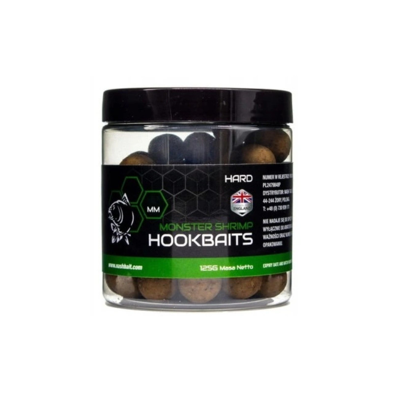 Przynęta NASH Hard Hookbaits 125g - 15mm Monster Shrimp