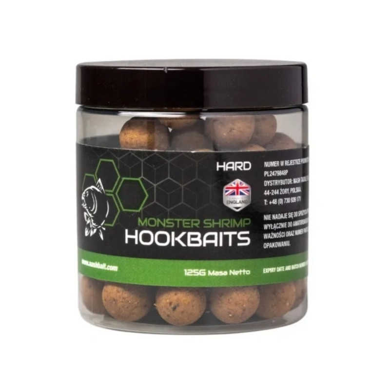 Przynęta NASH Hard Hookbaits 125g - 20mm Monster Shrimp Przynęta NASH Hard Hookbaits 125g - 20mm Monster Shrimp