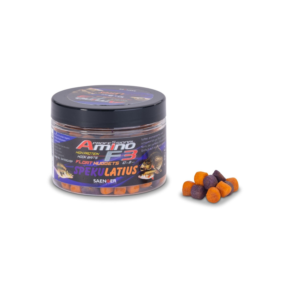 Przynęta Saenger Amino F3 Midi Float Nuggets 50g - spekulatius Przynęta Saenger Amino F3 Midi Float Nuggets 50g - spekulatius
