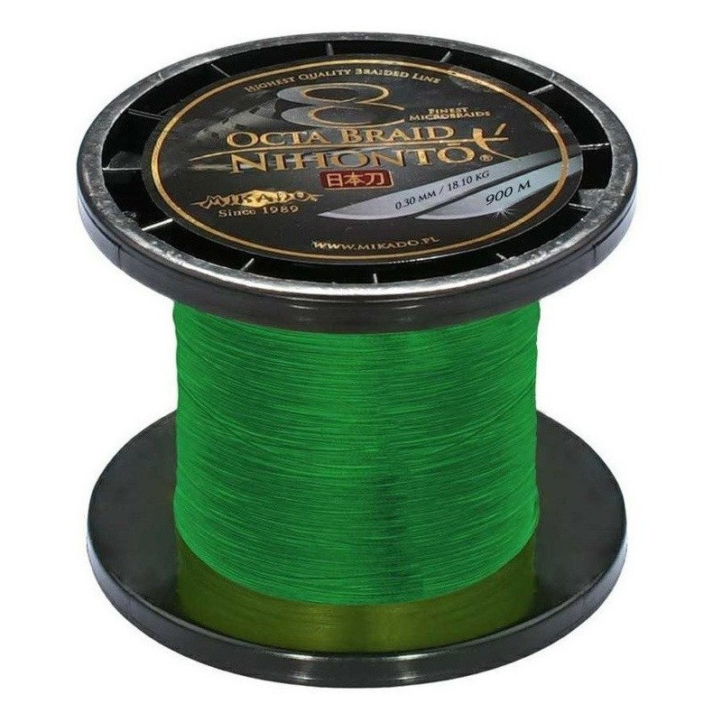 Plecionka Mikado Nihonto Fine Braid 300m - 0,28mm zielona Plecionka Mikado Nihonto Fine Braid 300m - 0,28mm zielona