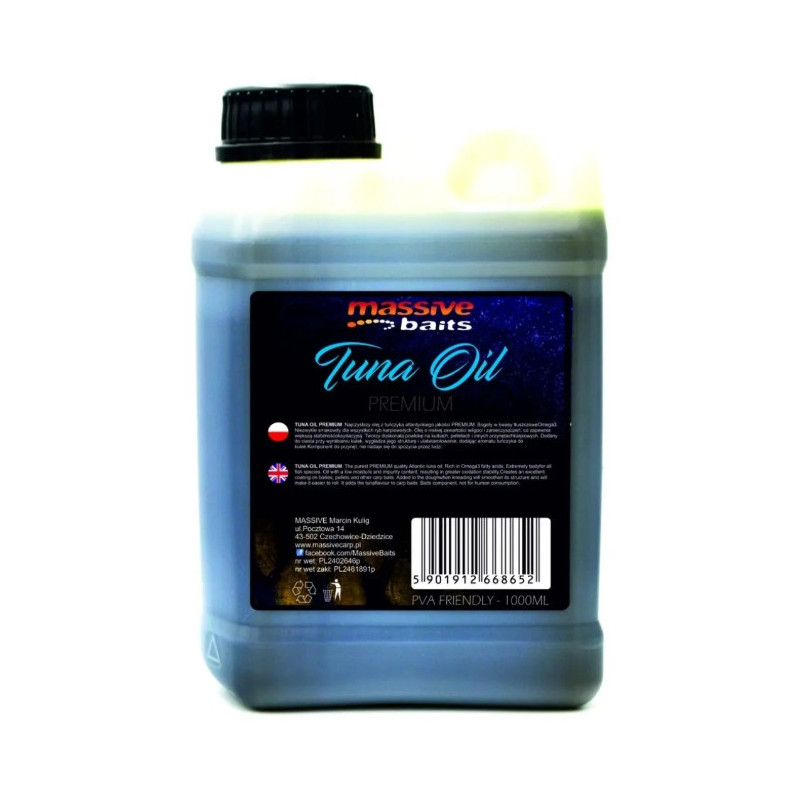 Liquid Massive Baits 1000ml - Tuna Oil Premium Liquid Massive Baits 1000ml - Tuna Oil Premium
