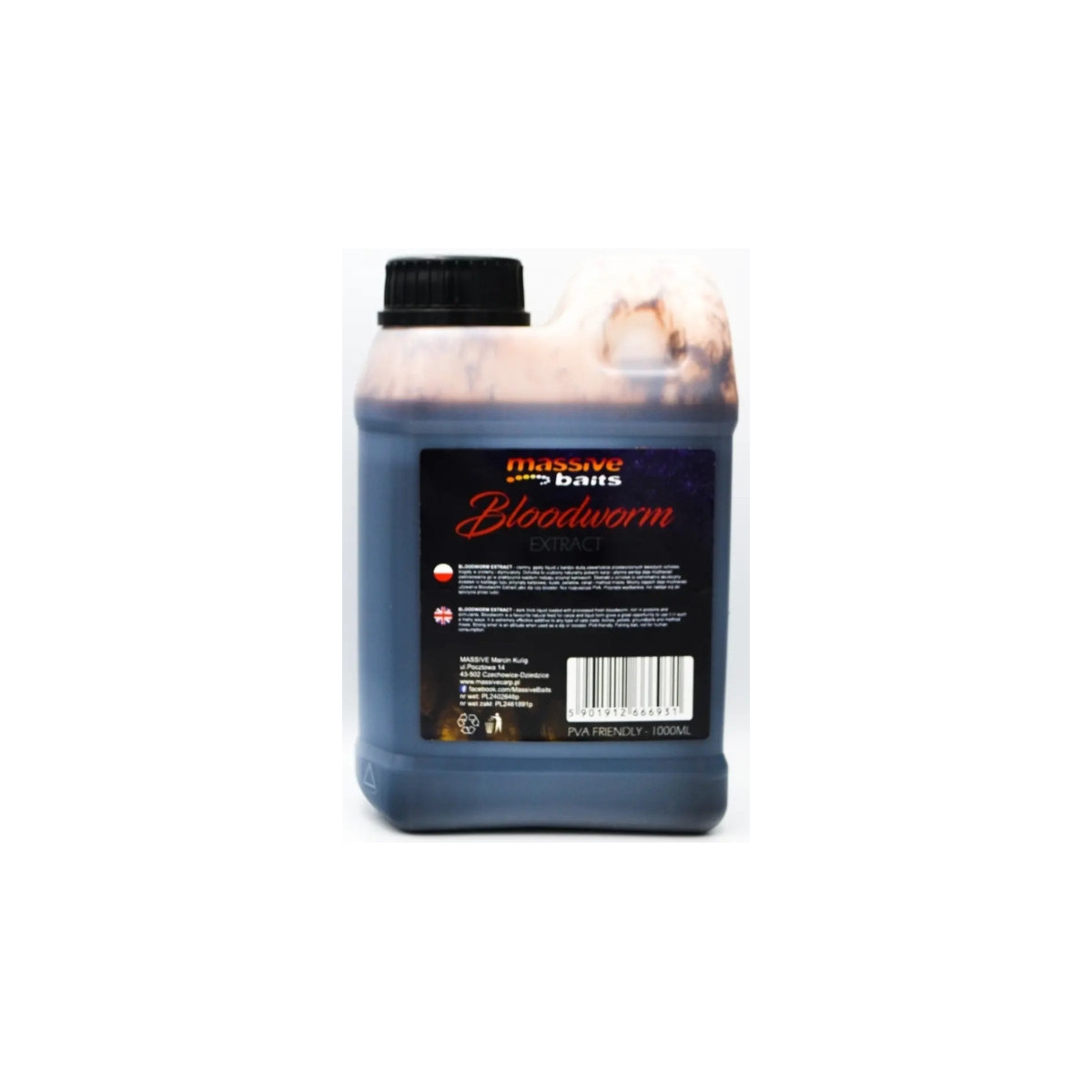 Liquid Massive Baits 1000ml - Bloodworm Extract Liquid Massive Baits 1000ml - Bloodworm Extract