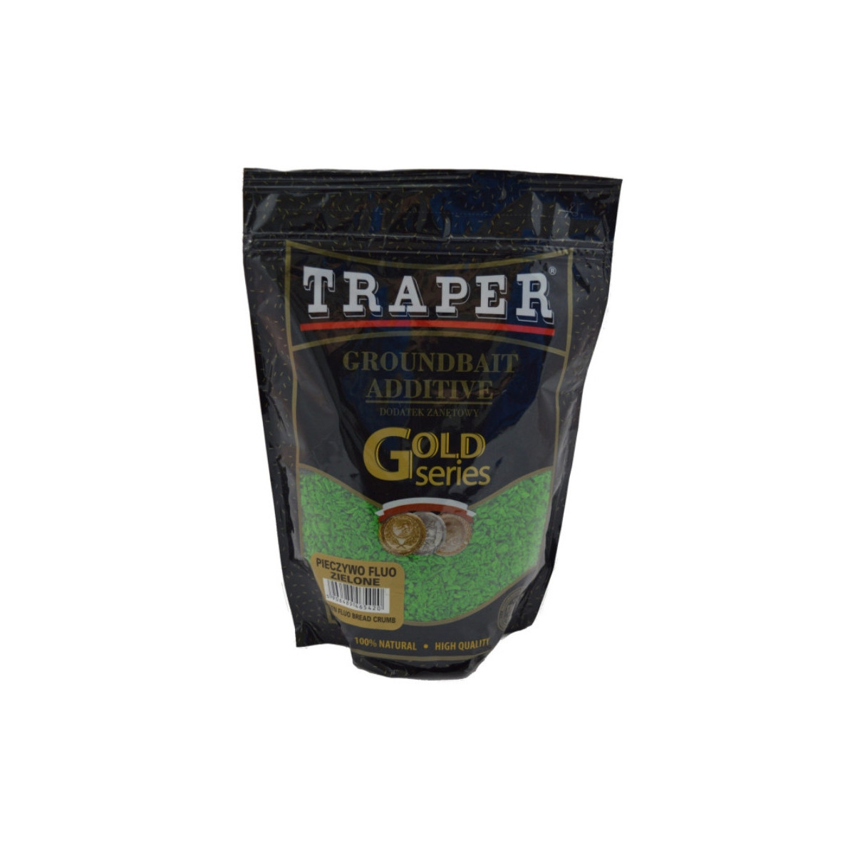 Dodatek zanętowy Traper Gold Series 400g - pieczywo fluo zielone Dodatek zanętowy Traper Gold Series 400g - pieczywo fluo zielone