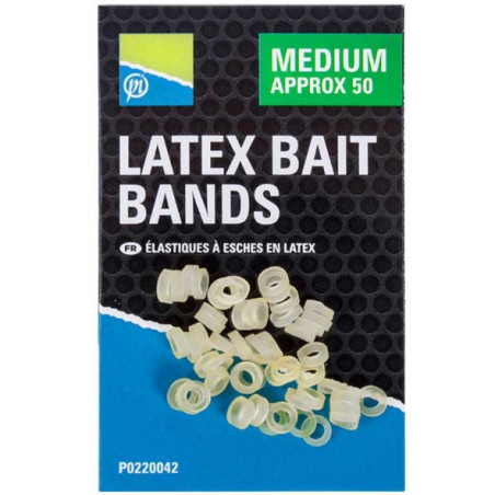 Gumki do pelletu Preston Latex Bait Bands - Medium