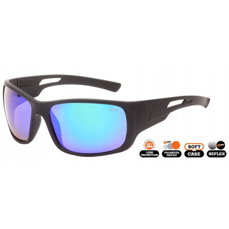 Okulary polaryzacyjne Jaxon AK-OKX63SMZ - lustrzanka zielona Okulary polaryzacyjne Jaxon AK-OKX63SMZ - lustrzanka zielona