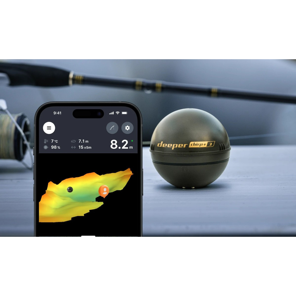 Power Bundle Echosonda Deeper Smart Sonar CHIRP+3 + ładowarka solarna Power Bundle Echosonda Deeper Smart Sonar CHIRP+3 + ładowarka solarna
