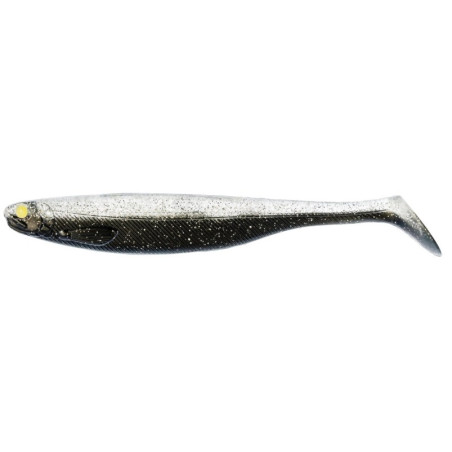 Guma Westin ShadTeez Slim 10cm - Black Yin Glow