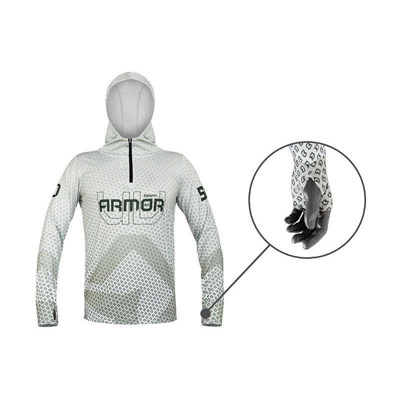 Bluza z kapturem Delphin UV ARMOR 50+ roz.M Bluza z kapturem Delphin UV ARMOR 50+ roz.M