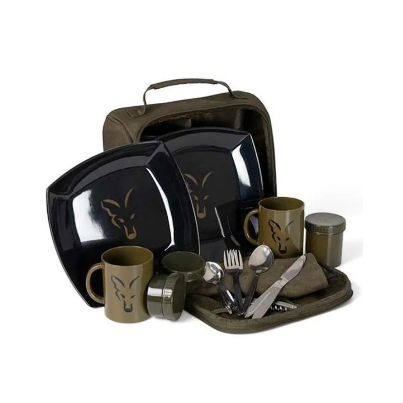 Zestaw turystyczny Fox Voyager 2 Persons Dinner Set 28x12x28cm Zestaw turystyczny Fox Voyager 2 Persons Dinner Set 28x12x28cm