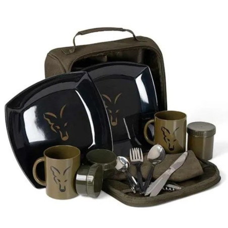 Zestaw turystyczny Fox Voyager 2 Persons Dinner Set 28x12x28cm Zestaw turystyczny Fox Voyager 2 Persons Dinner Set 28x12x28cm