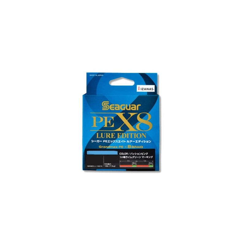 Plecionka Seaguar PE X8 Lure Edition 150m / 1,5Gou / 0,205mm Plecionka Seaguar PE X8 Lure Edition 150m / 1,5Gou / 0,205mm