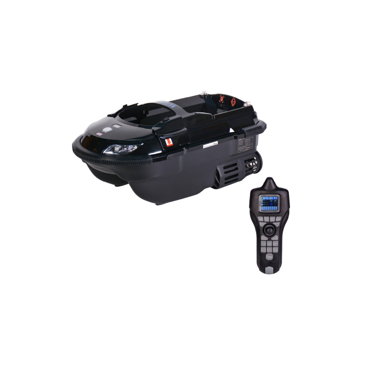 Łódka zanętowa Boatman Vulcan GPS Black Łódka zanętowa Boatman Vulcan GPS Black