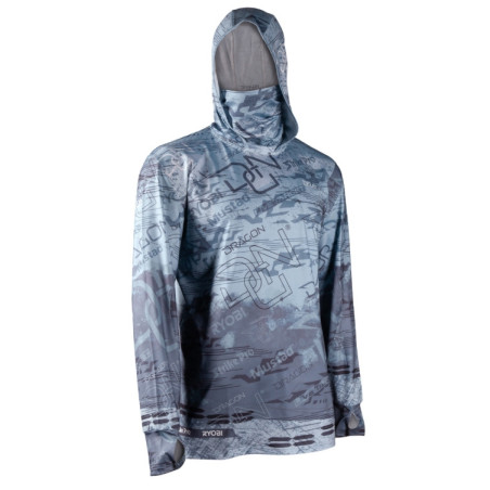 Bluza zawodnicza-teamowa DRAGON długi rękaw kaptur, komin roz.XXL / szara Bluza zawodnicza-teamowa DRAGON długi rękaw kaptur, komin roz.XXL / szara