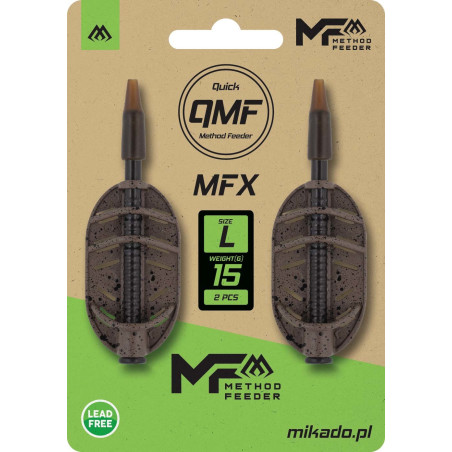 Koszyczek Mikado METHOD FEEDER MFX Q.M.F. roz.L - 50g 2sztuki