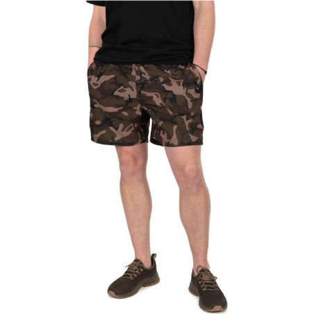 Spodenki Fox LW Swim Shorts roz.XL / Black/Camo